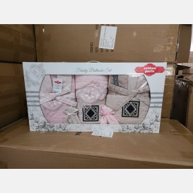 طقم روب حمام 8 قطع دانتيل