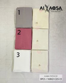 برداية مخمل 3 قطع  Niro-Girl