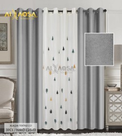 برداية مخمل 3 قطع  Niro-Tree