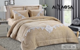 كمفورتر مجوز شتوي مخمل Orchid