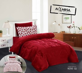 كمفورتر مفرد شتوي وجهين Rose