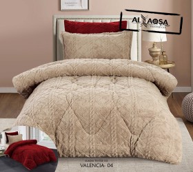 كمفورتر مفرد شتوي مجدول وجهين Valencia