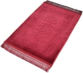 سجادة صلاة مخمل سادة