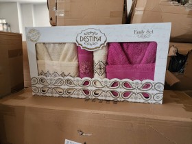 طقم روب 6 قطع مطرز