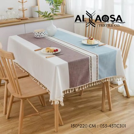 شراشف طاولة و اسكملات