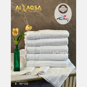 مناشف تركي ابيض