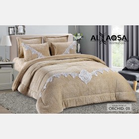 كمفورتر مجوز شتوي مخمل Orchid