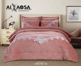 كمفورتر مجوز شتوي مخمل Orchid