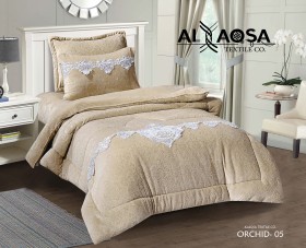 كمفورتر مفرد شتوي مخمل Orchid