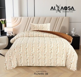 حرام شتوي مفرد مخمل وجهين Flower