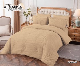 كمفورتر شتوي مجوز فرو ارنب و مطرز Alaska