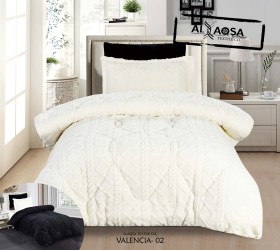 كمفورتر مفرد شتوي مجدول وجهين Valencia