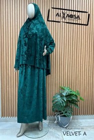 طقم صلاة مخمل محفر