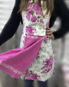 مريول مطبخ مع بشكير