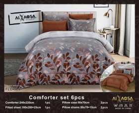 كمفورتر مجوز 6 قطع Flora